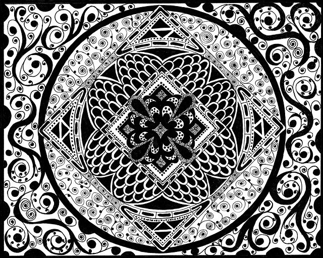 Free download Zentangle Pictures Black And White -  free illustration to be edited with GIMP free online image editor