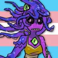 Free download Zoe - Monster Prom w/ Trans Flag free photo or picture to be edited with GIMP online image editor