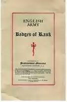 Free download 1915 English Army Badges Of Rank free photo or picture to be edited with GIMP online image editor