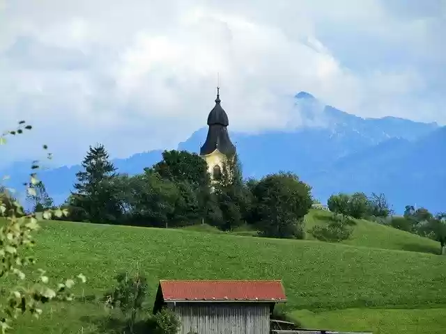 Free download Allgäu Steeple Shrubs -  free photo template to be edited with GIMP online image editor