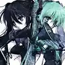 ANIMEGIRL Black Rock Shooter and Hatsune Miku  screen for extension Chrome web store in OffiDocs Chromium