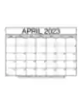 Free download April 2023 Calendars Microsoft Word, Excel or Powerpoint template free to be edited with LibreOffice online or OpenOffice Desktop online