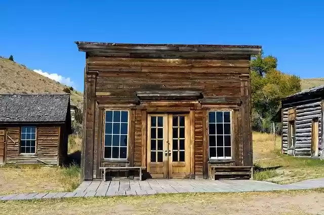 Téléchargement gratuit du modèle de photo gratuit Assay Office Montana Bannack Ghost à modifier avec l'éditeur d'images en ligne GIMP