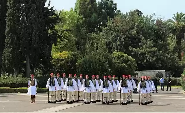 Free download Athens Guards Parliament -  free photo or picture to be edited with GIMP online image editor