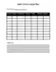 Free download Basic Weekly Daily Plan DOC, XLS or PPT template free to be edited with LibreOffice online or OpenOffice Desktop online