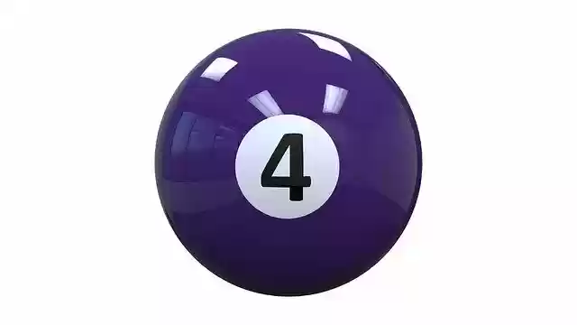 Free download Billiards Ball Four free illustration to be edited with GIMP online image editor