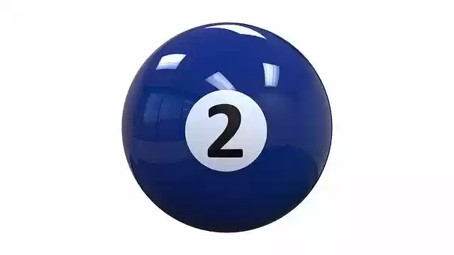 Free download Billiards Ball Two free illustration to be edited with GIMP online image editor