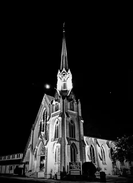 Free download Black And White Church Steeple -  free free photo or picture to be edited with GIMP online image editor