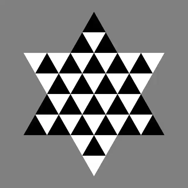 Free download Black Hexagram Triangle - Free vector graphic on Pixabay free illustration to be edited with GIMP free online image editor