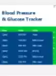 Free download Blood Pressure and Glucose Tracker DOC, XLS or PPT template free to be edited with LibreOffice online or OpenOffice Desktop online