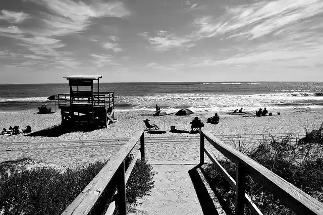 Free download Boardwalk Ocean Beach -  free photo or picture to be edited with GIMP online image editor