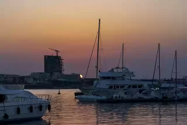 Free download boats port paphos kato paphos free picture to be edited with GIMP free online image editor