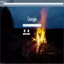 Bonfire at Night  screen for extension Chrome web store in OffiDocs Chromium