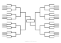 Free download Bracket - Single elimination (Writer, landscape) DOC, XLS or PPT template free to be edited with LibreOffice online or OpenOffice Desktop online