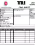 Free download Call Sheet Template 1 DOC, XLS or PPT template free to be edited with LibreOffice online or OpenOffice Desktop online