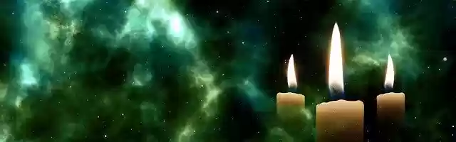 Descargue gratis la ilustración gratuita Candles Star Space para editar con el editor de imágenes en línea GIMP