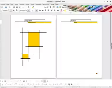 เทมเพลตฟรี Capa Laranja ใช้ได้กับ LibreOffice, OpenOffice, Microsoft Word, Excel, Powerpoint และ Office 365