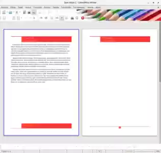 Free template Capa Vermelho valid for LibreOffice, OpenOffice, Microsoft Word, Excel, Powerpoint and Office 365