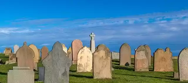 Free download Cemetery Sky Grave Stones -  free photo or picture to be edited with GIMP online image editor