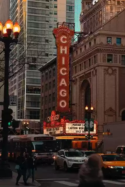 免费下载 Chicago Theatre Light - 可使用 GIMP 在线图像编辑器编辑的免费照片或图片