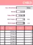 Free download Child Growth Chart Template DOC, XLS or PPT template free to be edited with LibreOffice online or OpenOffice Desktop online