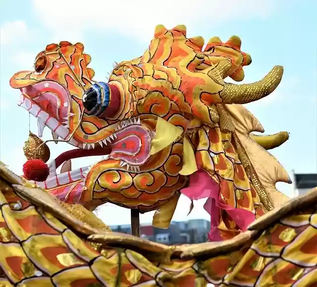 Free download Chinese New Year Dragon Lion -  free photo or picture to be edited with GIMP online image editor