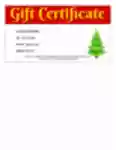 Free download Christmas Gift Certificate Template Microsoft Word, Excel or Powerpoint template free to be edited with LibreOffice online or OpenOffice Desktop online