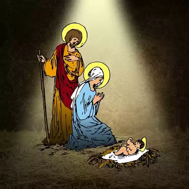 Free download Christmas Nativity Scene Jesus -  free illustration to be edited with GIMP free online image editor