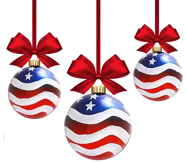 Free download Christmas Ornament Patriotic Red -  free illustration to be edited with GIMP free online image editor