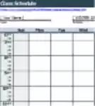 Безкоштовно завантажте шаблон розкладу занять Microsoft Word, Excel або Powerpoint для безкоштовного редагування в LibreOffice онлайн або OpenOffice Desktop онлайн