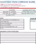 Free download Construction/Contractor Invoice Template DOC, XLS or PPT template free to be edited with LibreOffice online or OpenOffice Desktop online