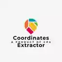 Coordinates Extractor  screen for extension Chrome web store in OffiDocs Chromium