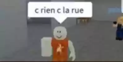 Бесплатно скачать C rien c la rue (ROBLOX Meme) бесплатную фотографию или картинку для редактирования с помощью онлайн-редактора изображений GIMP