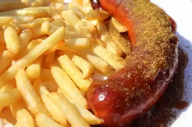 Unduh gratis Currywurst Curry Ketchup - foto atau gambar gratis untuk diedit dengan editor gambar online GIMP