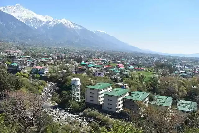 Free download dhauladhar range mountain mountains free picture to be edited with GIMP free online image editor