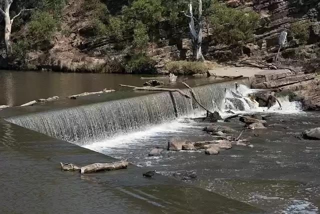 Free download Dights Falls Melbourne Waterfall -  free photo or picture to be edited with GIMP online image editor