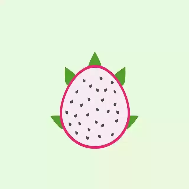 Free download Dragon Fruit Flat Design -  free illustration to be edited with GIMP free online image editor