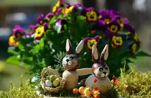免费下载复活节兔子装饰 - 使用 GIMP 在线图像编辑器编辑的免费照片或图片