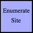 Enumerate Site  screen for extension Chrome web store in OffiDocs Chromium