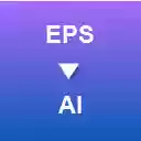 EPS to AI Converter  screen for extension Chrome web store in OffiDocs Chromium