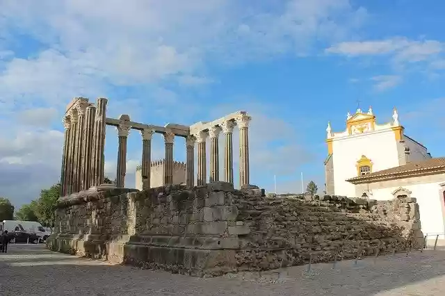 Free download Evora Portugal Temple -  free free photo or picture to be edited with GIMP online image editor