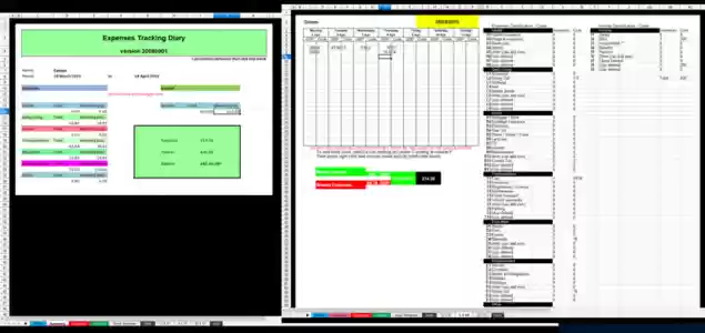 Free download Expenses and Income Template DOC, XLS or PPT template free to be edited with LibreOffice online or OpenOffice Desktop online