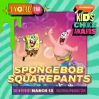 favoriteanimatedseriesspongebobsquarepantsbadge