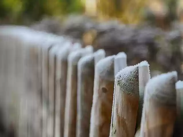 Free download Fence Ice Frost free photo template to be edited with GIMP online image editor