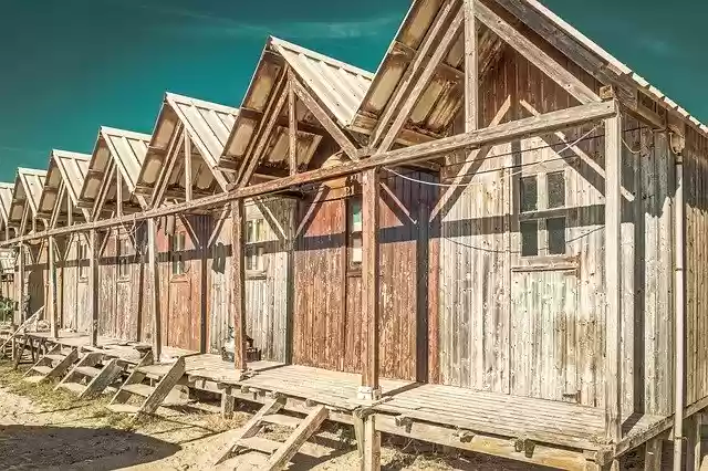 Free download Fisher Hut Wooden Sea free photo template to be edited with GIMP online image editor