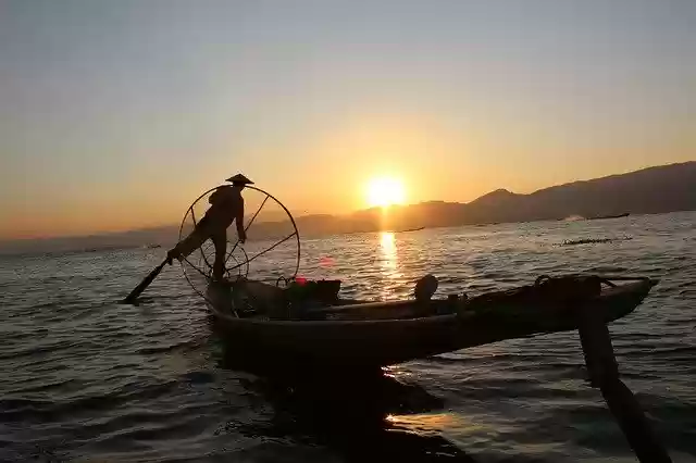 Free download Fisherman Man Boat -  free photo or picture to be edited with GIMP online image editor