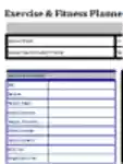 Free download Fitness Schedule Template Microsoft Word, Excel or Powerpoint template free to be edited with LibreOffice online or OpenOffice Desktop online