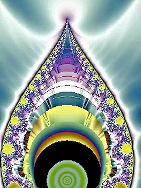 Free download Fractal Digital Fantasy Tower -  free illustration to be edited with GIMP free online image editor