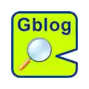 Gblog Search  screen for extension Chrome web store in OffiDocs Chromium