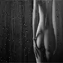 Girl Naked Back Water droplets  screen for extension Chrome web store in OffiDocs Chromium